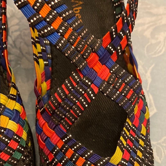 Bernie Mev Colorful Strappy Women's Sandals Size 40. 9/9.5 women’s - Picture 15 of 15
